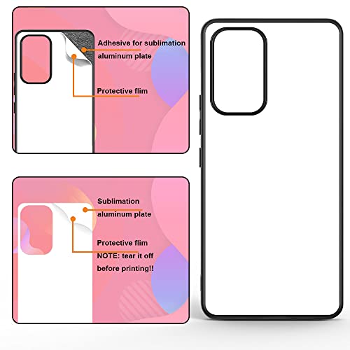 Coque pour Galaxy A53 sublimation vierge lot de 5 protection rigide antichoc