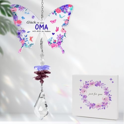 Oma Geschenk, Kristalle Sonnenfänger Geschenke für Oma, Geschenke...