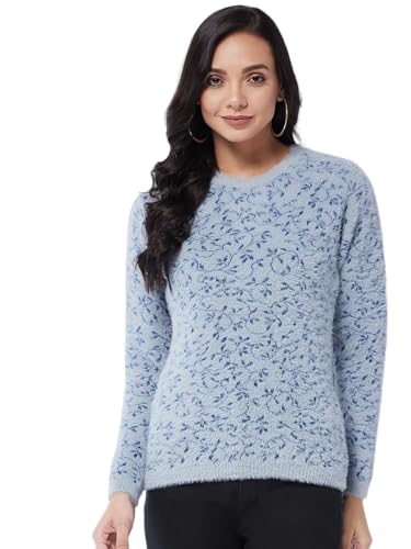 Image of Modeve Women Flower Print Sweater for Winters||Winterwear||