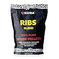 Kona Ribs Blend Smoker Pellets, Intended for Ninja Woodfire Outdoor Grill, 2 lb Resealable Bag
