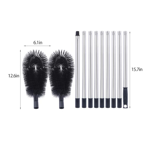 Brosse interchangeable extensible 3,6 m pour entretenir les vérandas et toitures - 7