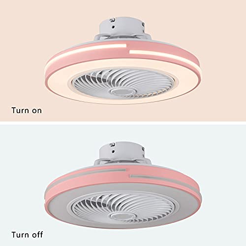 Ventilateur de plafond silencieux à pales fermées et télécommande - 5