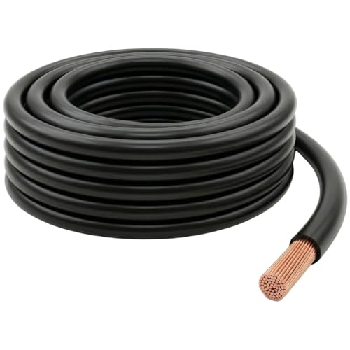 Câble de véhicule 25mm² noir 20m fil toron automobile monoconducteur basse tension FLY Lumonic auto