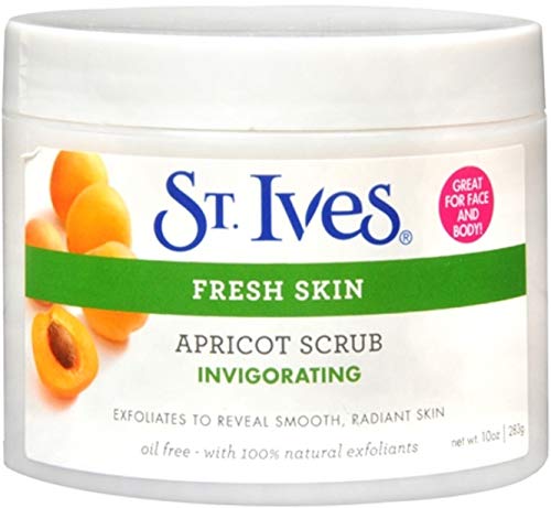 St. Ives Fresh Skin Face Scrub, Apricot, 10 oz