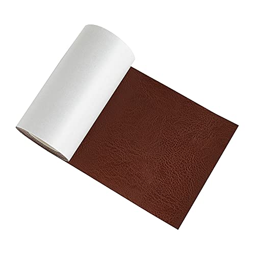 Image of Leather Repair Tape kit Self Adhesive Patch Heavy Duty,Retro Dark Brown 4x60 inch for Couch, Sofa, Car Seat, Handbag, Furniture,Drivers Seat,Jacket, Computer Chair First Aid Vinyl Repair kit