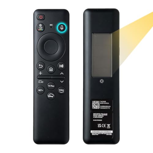 BN59-01455A Solar Voice Remote Control Replacement Compatible with Samsung 2024 TVs Smart TV Remote Fit with Neo QLED Crystal UHD OLED 4K TV S95D S90D QN50 QN55 QN60 QN65 QN70 QN85 QN90