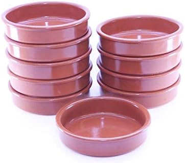 Valdearcos 0114 - 14 Centimeter Terracotta Tapas Dish / Cazuela Pack of 10