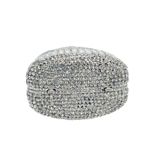 Image of Rhinestone Champagne Bottle Clutch, Luxury Evening Bag for Women