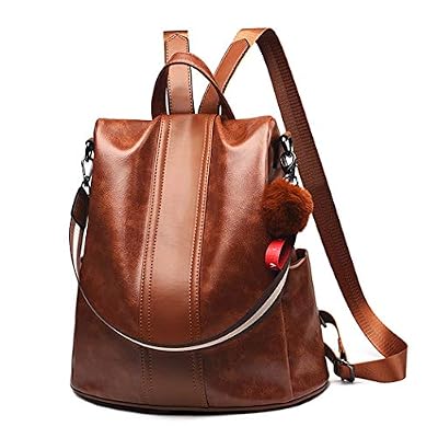 DEERWORD Donna Borse a Zaino Borsa a Zainetto Elegante Tracolla Zaini Firmate Marca Zainetti Antifurto PU pelle 6555 1 pz Gemma Blu