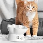 Kaiikais Slow Feeder Hundenapf und Katzenfutternapf, 240ml oz Keramik-Hundewassernapf, erhöhter Slow Feeder Hundefutternapf, Slow Feeder Katzennapf, Kleiner Slow Feeder Napf für Hunde – Bild 3