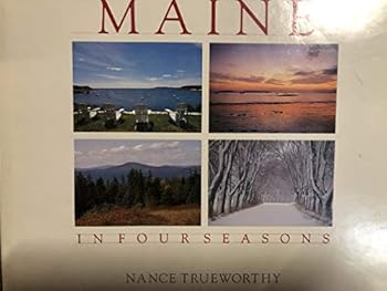 Hardcover Maine in Four Seasons Book
