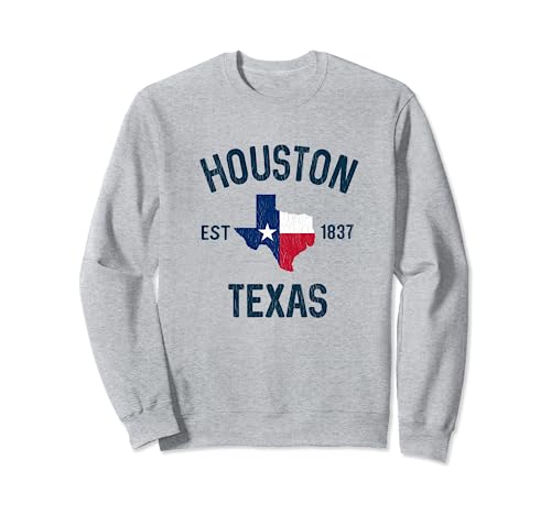 Houston Texas Gifts Souvenirs Hombres Mujeres Niño Est 1837 Houston Sudadera