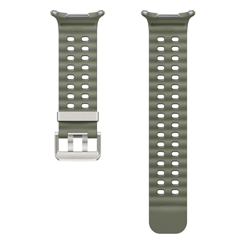 Image of SAMSUNG Galaxy Watch Ultra Marine Band, Smartwatch Replacement Strap for Men and Women, One Click Attachment, ET-SNL70MKEGUJ, Green