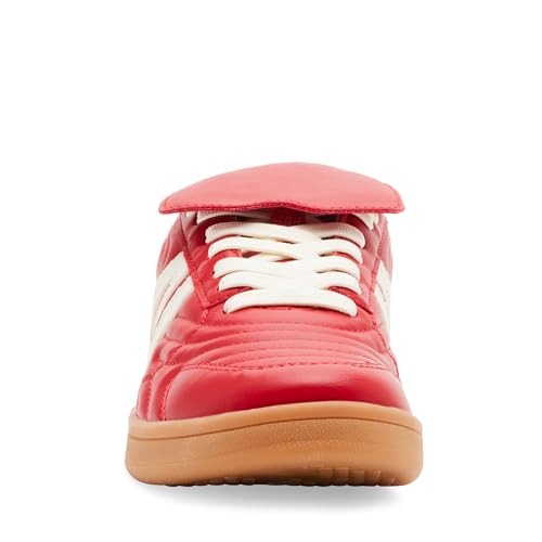 Steve Madden Women's Madrid Sneaker, Red, 8