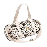  Sauthon Sac Bowling en Gaze de Coton léopard