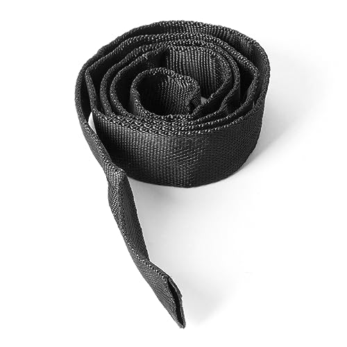 PSLER Universal Winch Rope Protector, Winch Cable Cover Winch Rope Protective Sleeve Polyester Cable Line (3.28ft * 1.18in)