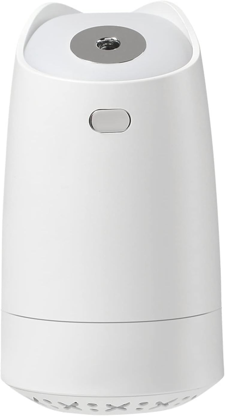 Humidifiers USB Humidifier Small Car Spray Pregnant Woman Home Mini Bedroom Dormitory Student Air Conditioning Room Silent Office Desktop Portable Facial Moisturizing Cool Mist Humidifier (White)