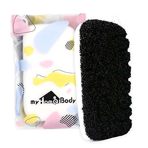 Dual-Texture Shower Sponge Extra Exfoliating Sponge |Body Scrubber Body Exfoliator | Body Sponge for Exfoliating Scrub |Loofah Sponge for Men | Body Scrubbers for Use in Shower, 1pc