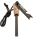 LionTac Survival Fire Starter Flint & Steel Striker for Bushcraft and Emergency, Firesteel Magnesium That is 5/16 inches Thick, Waterproof Ferro Rod with Custom Wood Handle and Necklace Paracord