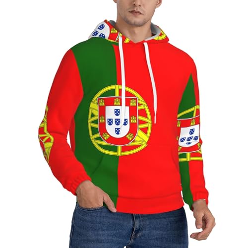 Sweat à capuche homme Portugal confortable contre le froid urbain