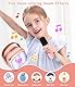 Karaoke Maschine Kinder mit 2 Karaoke Mikrofon Kinder, tragbare Karaoke-Maschine mit LED-Licht und Sprachveränderungseffekten, Geschenke für Alter 5-12 Kinder, Jungen, Mädchen