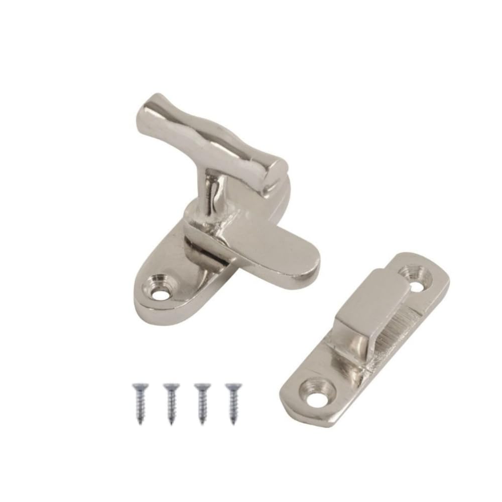 Cupboard Cabinet Door Turn Catches Polished Chrome Cupboard Cabinet Door Thumb Turn Catch Latch Lock Gate Shed Door Rabbit Hutch Thumb Turn Button 1 Pack