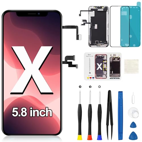 Écran tactile iPhone X Incell LCD A1865 vitre tactile avec nappe de rechange