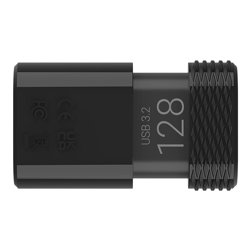 Image of PNY 128GB Elite-X Fit Type-C USB 3.2 Flash Drive - Advanced Performance Up to 200MB /s Read, Convenient Portable Data Storage, Ultra Compact Fit Design, Type-C Connector