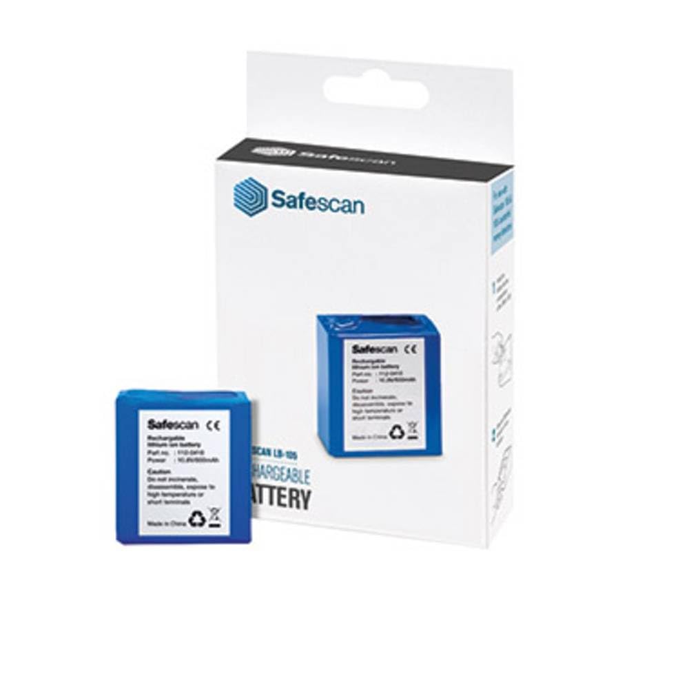 Safescan LB-105 - Bateria wielokrotnego ładowania zapewniająca funkcję urządzenia przenośnego, przeznaczona do Safescan 155-S, 155-SX lub 185-S