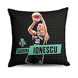 Northwest WNBA New York Liberty Sabrina Ionescu Throw Pillow, 18x18 inches