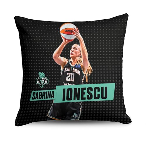 Northwest WNBA New York Liberty Sabrina Ionescu Throw Pillow, 18x18 inches