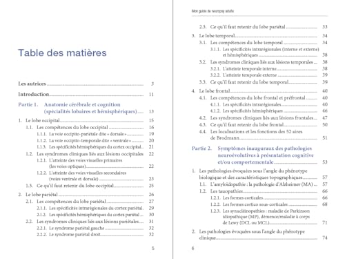Mon mémo de neuropsychologie adulte: L'anatomie et la clinique des maladies neurocognitives à portée de main – vue 2