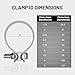 EVIL ENERGY 3.0 Inch Exhaust Clamp, Butt Joint Band Clamp Sleeve Coupler Stainless Steel for Pipes, Mufflers, Catalytic Converters 1PCS