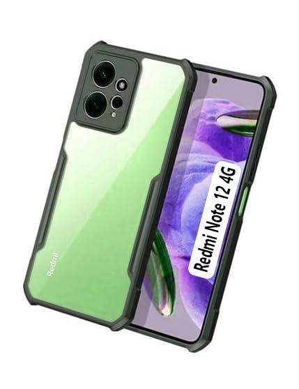 COBERTA Back Cover for Redmi Note 12 4G Back Cover Case - Black Transparent (B0CGD6YBRP) Amazon Price History, Amazon Price Tracker