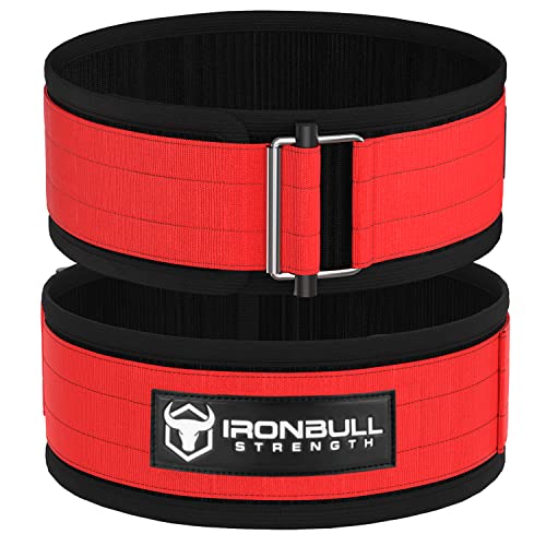 Ceinture de levage haltérophilie en nylon autobloquant pour musculation