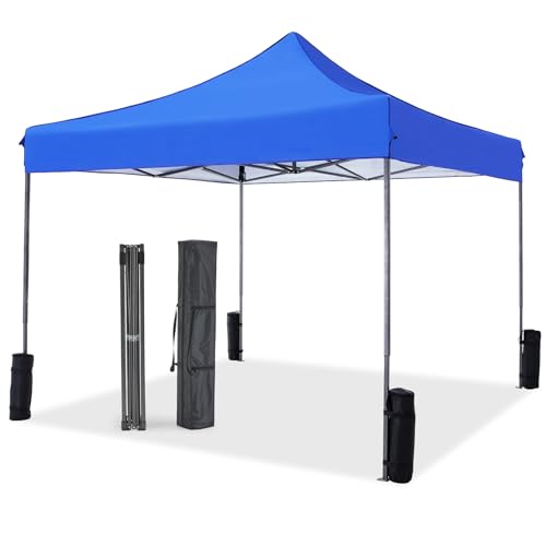 NEWBULIG 10x10 FT Pop Up Canopy Tent, Heavy Duty Outdoor Sun...