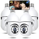 Poleeye Light Bulb Security Camera Outdoor, 2K 5GHz & 2.4GHz WiFi Bulb Cameras for Home Security...