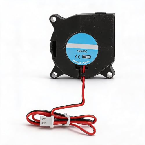fasient 40mm 4020 Blower Fan, DC 12V 40x40x20mm Turbine Turbo Brushless Cooling Fan for 3D Printer Extruder/Inverter