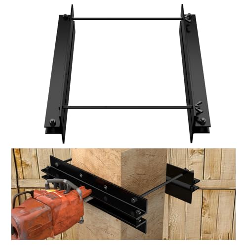 Muzata Reciprocating Saw Guide Attachment for Cutting 6x6 Fence and Deck Posts M080