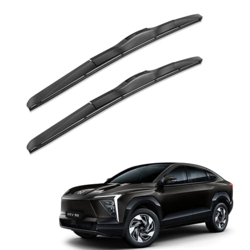 Image of Oshotto Frameless (O.E.M Type) Wiper Blades Compatible with Mahindra XEV 9e / 8e (22 inch / 16 inch)