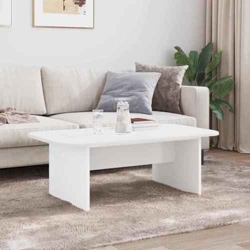 Table basse élégante au design minimaliste blanc pour salon chic