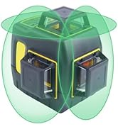 DLEADER Laser Level,Cross Line Laser, 65ft/20m Green Cross Line for Construction and Picture Hang...