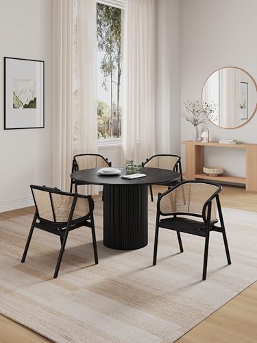 Sillón ergonómico plegable negro miniatura 4