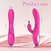 Rabbit Ears Pleasure Toy Set Adult Tool for Women Today Silent Silicone Rabbit Ears Pleasure Toy Set Thrusting & Games for Men and Women Machine 10 Modes Toy Adult Toys Gifts for Her SZX142