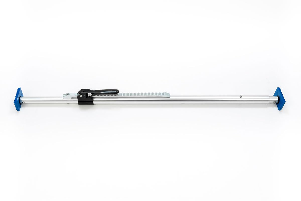 Alu Klemmbalken mit Gummifüßen zur Transportsicherung Klemmstange Ladungssicherung Trennstange KFZ PKW LKW Anhänger Universal-Spanner für Fahrzeuge Ausziehbar 1,30-1,67 m