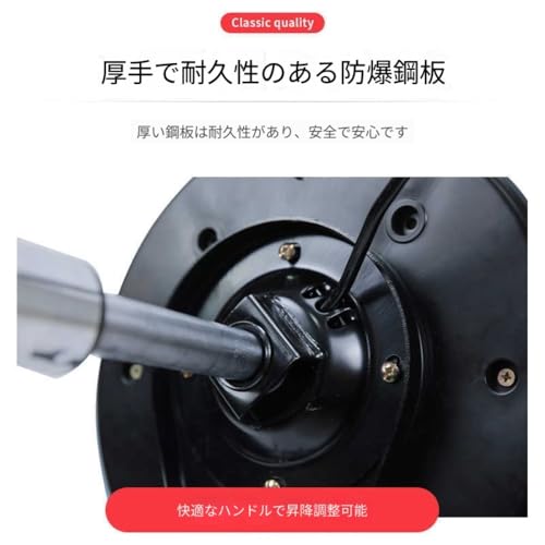 Binglin 歯科医師用スツール 背もたれ付き 回転式 直径40cm 高さ調節可能 PUレザー T字アームレスト タトゥーパーラー・ビューティーサロン・歯科医院向け モダンデザイン (ブラック) [3]