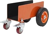 petour Plattenwagen 544 KG Tragfähigkeit, Plattenklemmwagen mit Universalrädern, Plattenroller für Marmor, Holzplatten, Türen, Fenster