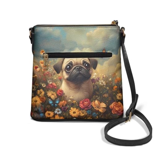 Large Crossbody Bag for Women Shoulder Handbags Purses Adjustable Strap Leather Zipper Multi Pockets Sling Bag2