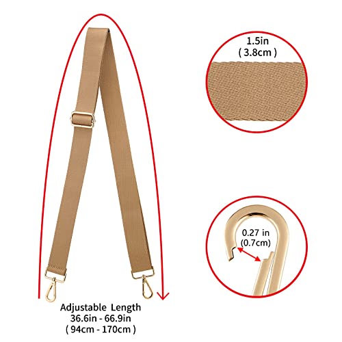 Image of ZOOEASS Wide Shoulder Strap (Solid),Adjustable Replacement Belt Crossbody Canvas Bag Handbag