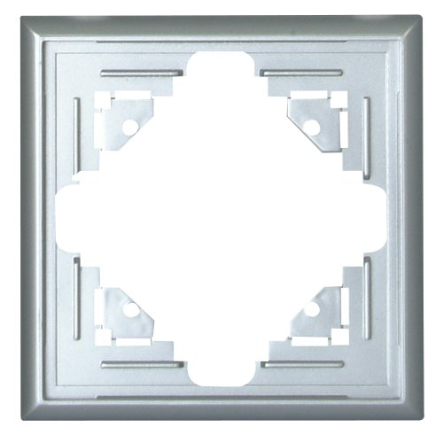 Kopp Abdeckrahmen 1-Fach Malta Silber